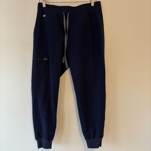 Figs zamora jogger scrub pant (petite, navy)